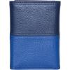 imageNautica Mens Trifold Wallet  RFID Blocking Protection  ID Window  Card Slots  Genuine Leather  DurableTwo Tone  Cobalt Blue