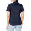 imageNautica Womens Button Front Short Sleeve Camp ShirtNight Sky