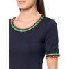 imageNautica Womens Cotton Short Sleeve Solid Knit TopNight Sky