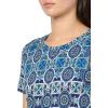 imageNautica Womens Graphic Tee Short Sleeve Crew Neckline TShirtMarina Blue Multi
