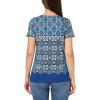 imageNautica Womens Graphic Tee Short Sleeve Crew Neckline TShirtMarina Blue Multi