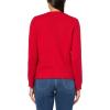 imageNautica Womens Long Sleeve Anchor Crewneck SweaterHaute Red