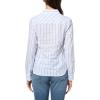 imageNautica Womens Long Sleeve Button Up Collared Shirt with Roll Tab Sleeves Pacific Multi XSmall