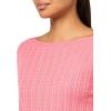 imageNautica Womens Long Sleeve Cable Boatneck SweaterConfetti