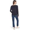 imageNautica Womens Long Sleeve Cable Boatneck SweaterNight Sky