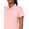 imageNautica Womens Short Sleeve Button Placket PoloBridal Rose