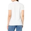 imageNautica Womens Short Sleeve Button Placket PoloBright White