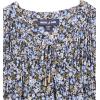 imageNautica Womens Short Sleeve Button Placket PoloFrench Blue Multi