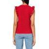 imageNautica Womens Solid Sleeveless Johnny Collar SweaterSamba