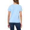 imageNautica Womens Solid VNeck Short Sleeve TShirtBreeze