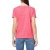 imageNautica Womens Solid VNeck Short Sleeve TShirtRougeBright White
