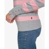 imageNautica Womens Stripe Long Sleeve Crewneck SweaterMist Heather Multi