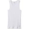 imageNautica Mens 4 Pack Ribbed Cotton Tank UndershirtsWhite