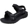 imageNautica Mens Athletic Sport Sandals  Adjustable Strap Comfortable OpenToe Hiking ampamp Walking Sandals with Cushioned SoleBlack