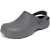 imageNautica Mens Clogs  Athletic Sports Sandal  SlipOn with Adjustable Back Strap  Water ShoesFuzzy Slippers River EdgeGrey River Coast Cozy