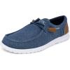imageNautica Mens Comfort Loafers SlipOn Boat Shoe Lightweight Casual Stretch SneakerRushfordDenim