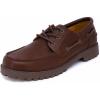 imageNautica Mens Dress Boat Shoe Casual Loafer LaceUp Fashion Sneaker with Cushioned Insole  Comfortable Lightweight and DurableCognac