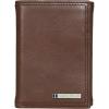 imageNautica Mens Trifold Wallet  RFID Blocking Protection  ID Window  Card Slots  Genuine Leather  DurableEnameled Logo  Brown