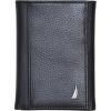imageNautica Mens Trifold Wallet  RFID Blocking Protection  ID Window  Card Slots  Genuine Leather  DurableJClass  Black
