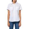 imageNautica Womens Button Front Short Sleeve Camp Shirt Bright White XSmall