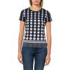 imageNautica Womens Graphic Tee Short Sleeve Crew Neckline TShirtNight Sky Bright White