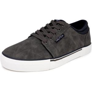 imageNautica Mens Classic LaceUp Boat Shoes Low Top Fashion Sneaker  Stylish and Comfortable Casual ShoeGrey