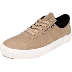 imageNautica Mens Classic LaceUp Boat Shoes Low Top Fashion Sneaker  Stylish and Comfortable Casual ShoeSand Navyamit