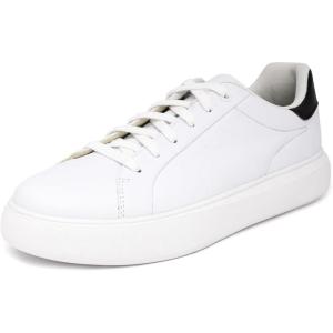 imageNautica Mens Classic LaceUp Low Top Fashion Sneaker Loafer  Stylish and Comfortable Casual ShoeWhite Black