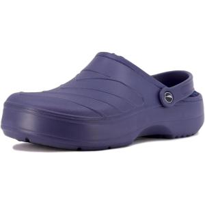 imageNautica Mens Clogs  Athletic Sports Sandal  SlipOn with Adjustable Back Strap  Water ShoesFuzzy Slippers River EdgeNavy River Coast Cozy