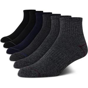 imageNautica Mens Quarter Socks  6 Pack Comfort Stretch Cushioned MoistureWicking Athletic Ankle Socks for Men Sizes 6125NavyGray