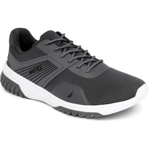 imageNautica Mens Sneakers Athletic Comfortable Casual LaceUp Fashion Walking ShoesCharcoal Blackcurtis