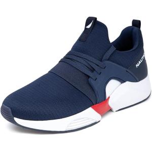 imageNautica Mens Sneakers Athletic Comfortable Casual LaceUp Fashion Walking ShoesNavy Redwinder