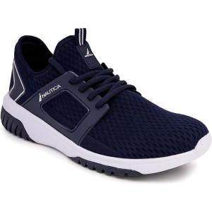 imageNautica Mens Sneakers Athletic Comfortable Casual LaceUp Fashion Walking ShoesNavy White Goodreau