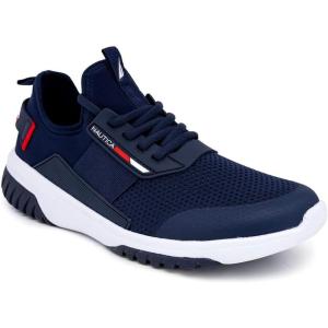 imageNautica Mens Sneakers Athletic Comfortable Casual LaceUp Fashion Walking ShoesNavy Whitegeoff