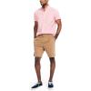imageNautica Mens 85quot Pleated ShortOyster Brown