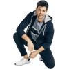 imageNautica Mens Anchor Fleece FullZip HoodieNavy Seas