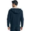 imageNautica Mens Anchor Fleece FullZip HoodieNavy Seas
