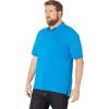imageNautica Mens Big ampamp Tall Short Sleeve Stretch Solid Deck Polo ShirtCapri Blue