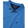 imageNautica Mens Big ampamp Tall Short Sleeve Stretch Solid Deck Polo ShirtDelft