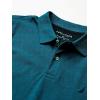 imageNautica Mens Big ampamp Tall Short Sleeve Stretch Solid Deck Polo ShirtOcean Depths Heather