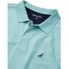 imageNautica Mens Big ampamp Tall Short Sleeve Stretch Solid Deck Polo ShirtWater Slide Heather