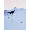 imageNautica Mens Big and Tall Classic Fit Short Sleeve Solid Performance Deck Polo ShirtNoon Blue