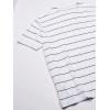 imageNautica Mens Big and Tall Classic Short Sleeve Striped Polo ShirtBright White