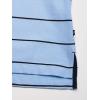 imageNautica Mens Big and Tall Classic Short Sleeve Striped Polo ShirtNoon Blue