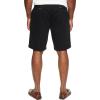 imageNautica Mens Big and Tall Cotton Twill Flat Front Chino ShortTrue Black