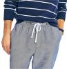 imageNautica Mens Classic Fit Drawstring Linen PantNavy SeaslNavy Seas
