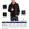 imageNautica Mens Lightweight Windbreaker Stretch Athletic Outdoor Full Zip Bomber Golf JacketOnyx