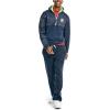 imageNautica Mens Quilted Mixed Media QuarterZip PulloverNavy Seas