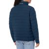 imageNautica Mens Reversible Quilted Puffer Jacket Midweight Mechanical Stretch Winter CoatDeep Navy