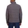 imageNautica Mens Reversible Quilted Puffer Jacket Midweight Mechanical Stretch Winter CoatMetal Grey